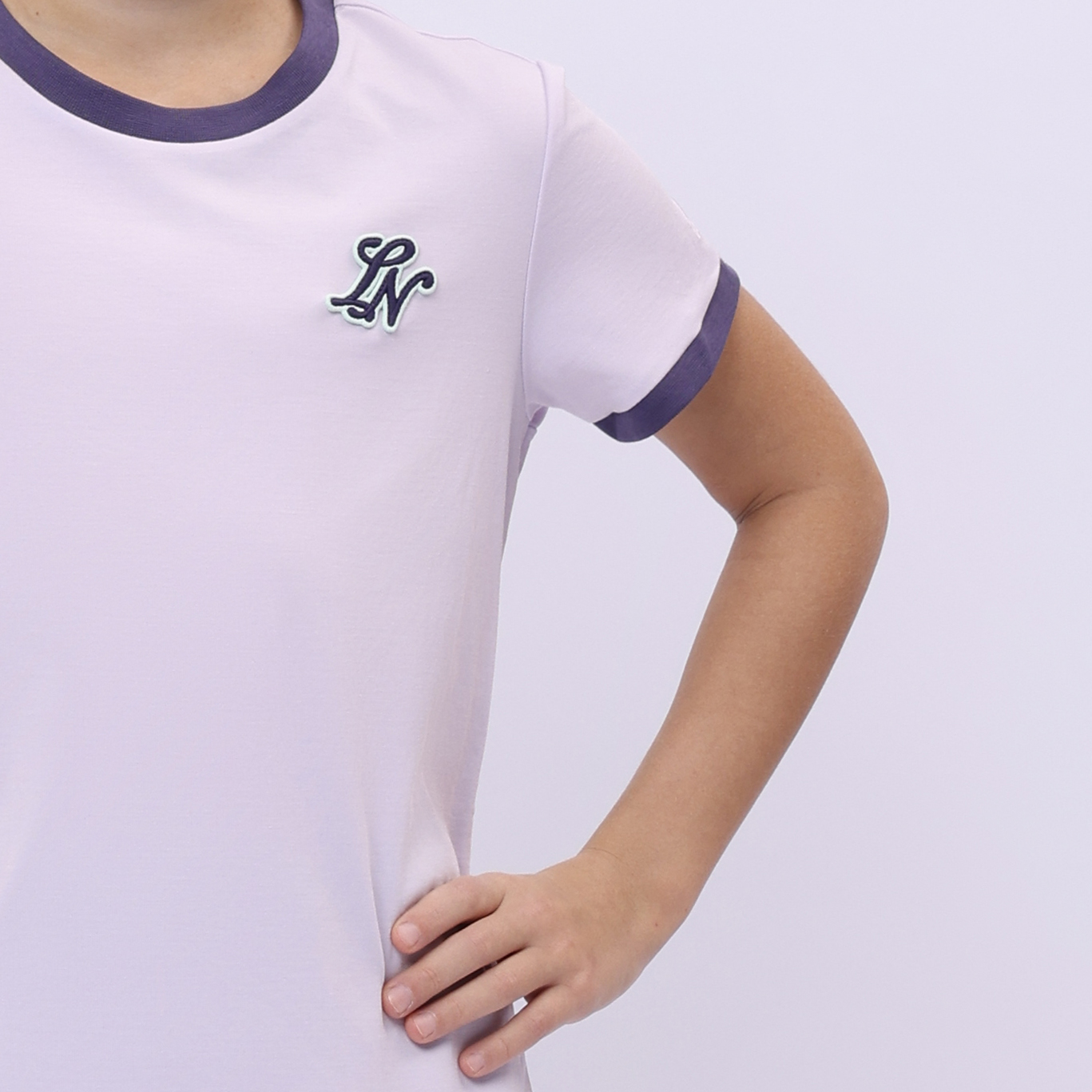 YHSU162-2 Футболка S/S фиолетовая